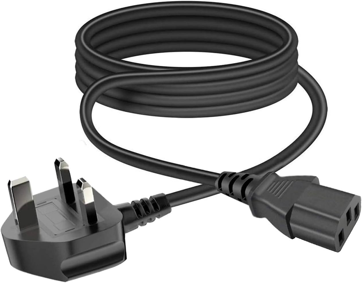 3pin Power Cable Replacement for Instant Pot Duo SV Plus Gourmet Ultra Smart WiFi Plus 80 Crisp AF 8 EVO Plus 6 Nova 80 100 Pressure Cooker UK AC Cord Lead