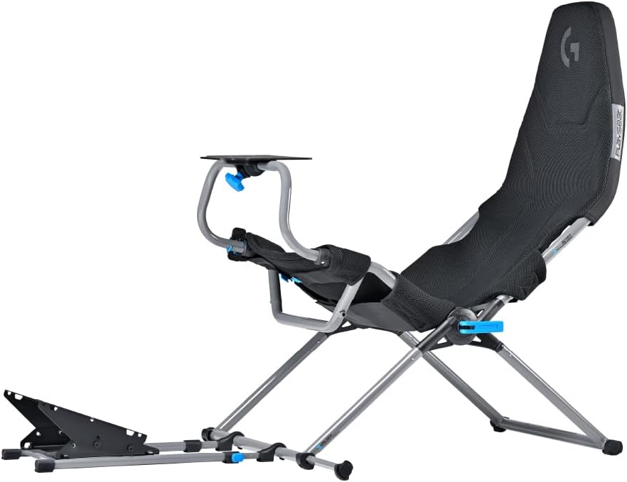 Playseat Challenge X - Logitech G Edition Sim Racing Cockpit Chair with Adjustable Racing Positions, ActiFit Breathable Material, Foldable and Lightweight Design, Shifter Mount Included