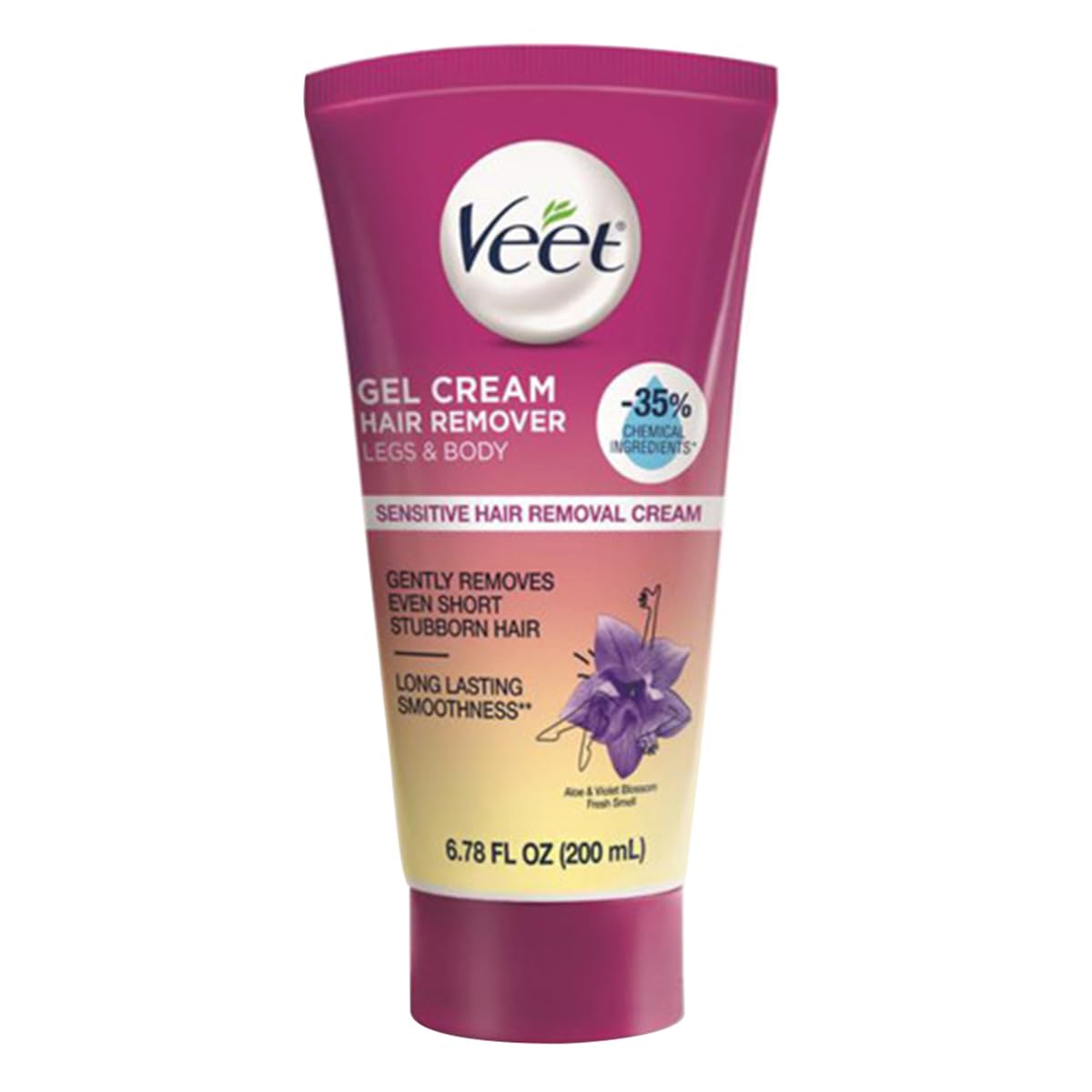 Veet Hair Removal Gel Cream, Sensitive Skin Formula 6.76 fl oz (200 ml)
