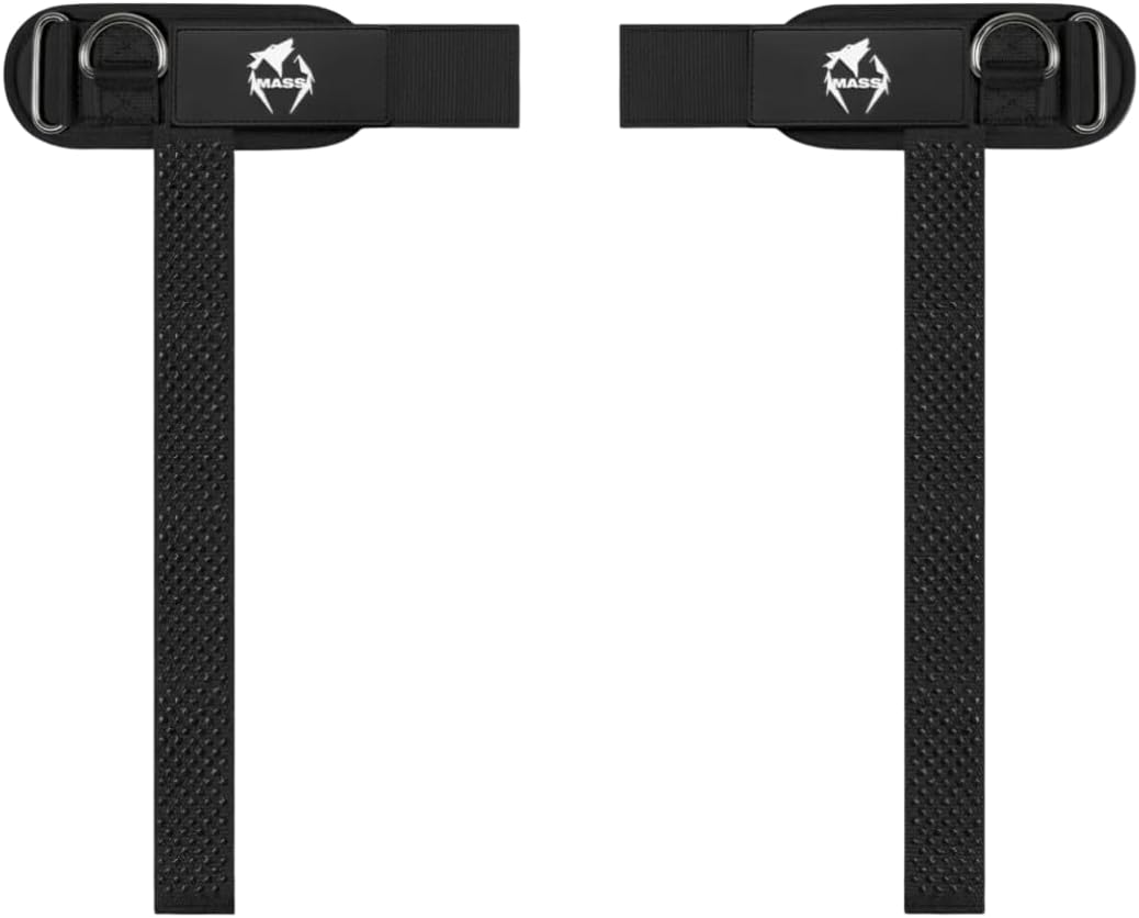 Ekkovision Weight Lifting Straps With Cuffed D Ring, Wrist Support for Men, Heavy Duty Thick Comfortable Lifting Straps, Secure Fit, Enhanced Grip, Straps for Weightlifting & Gym Training, Black