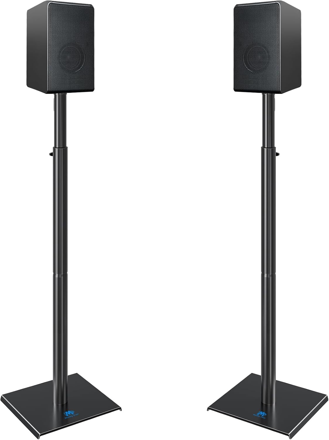 Mounting Dream Speaker Stands Floor Pair Adjust Height 83-108cm Load 10kg