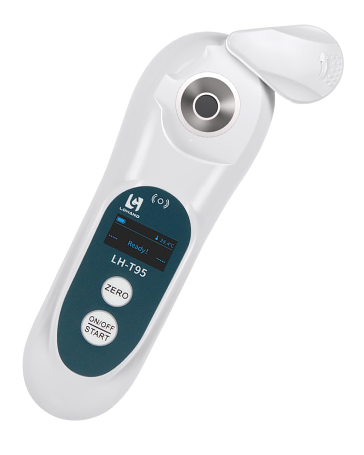 3-in-1 Digital Brix Refractometer with ATC/Refractive Index(RI), 0-95% Sugar Content, Fast Touchscreen Test for Honey/Fruit Juice/Coffee, Accurate Measurement with Precision Light-Blocking Cover