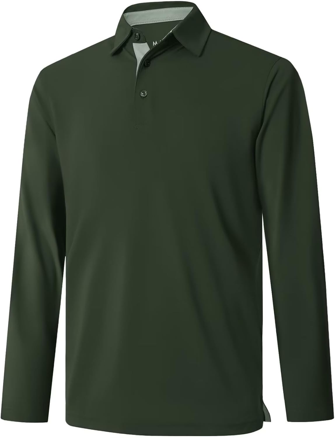 Mens Golf Shirt Short and Long Sleeve Moisture Wicking Dry Fit Performance Solid Casual Pique Golf Polo Shirts for Men