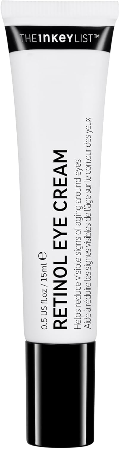 The INKEY List Retinol Eye Cream 15ml, Reduce Wrinkles and Fine Lines, Night Cream, Vegan Friendly, Suitable For All Skin Types