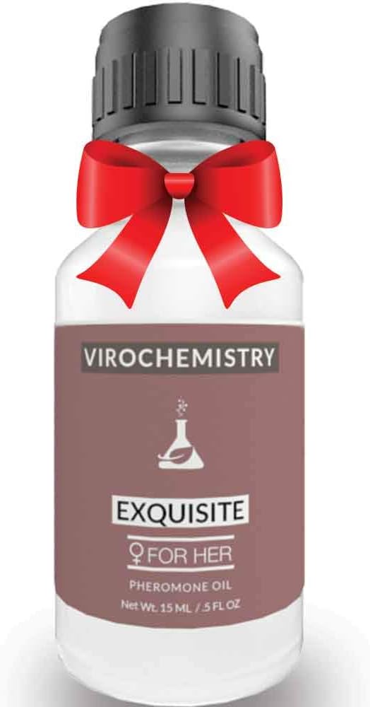 Pheromones For Women (EXQUISITE) - Elegant, Ultra Strength Organic Fragrance Body Perfume Oil 15mL Concentrate [Human Grade Pheromones to Attract Men]