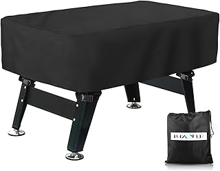 Foosball Table Cover,Waterproof Football Table Cover Soccer Table Cover Outdoor Indoor/Outdoor Fooseballs Table Cover Black 63 x 45 x 19 inch
