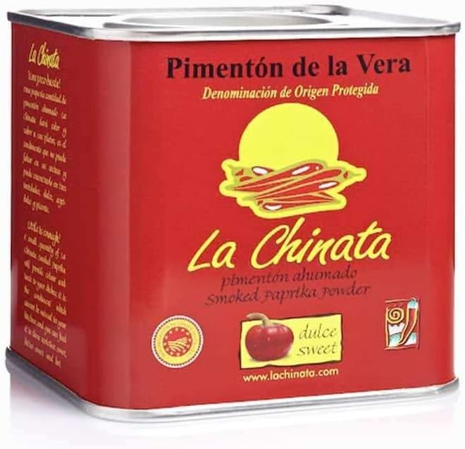 Smoked Paprika Powder La Chinata 350g tin Sweet