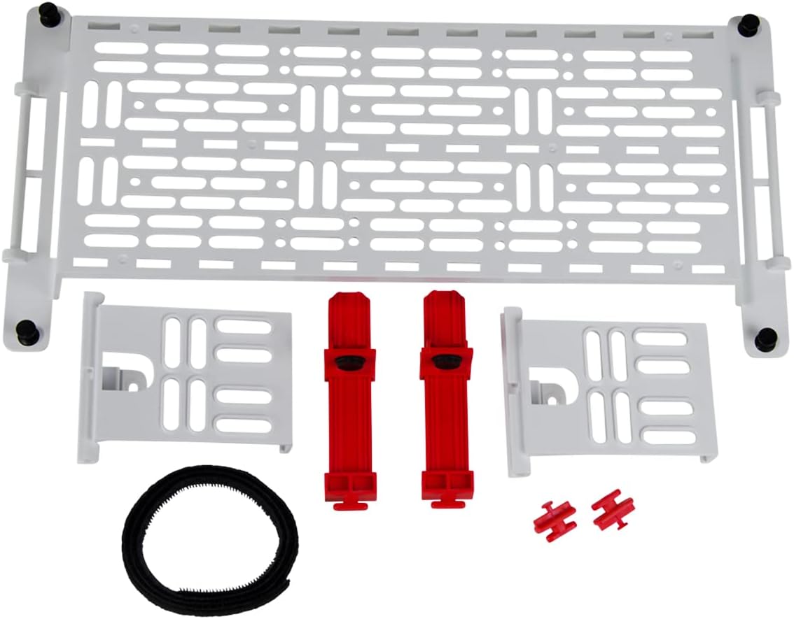 On-Q AC1050-EMK Mounting Plate, White/Red