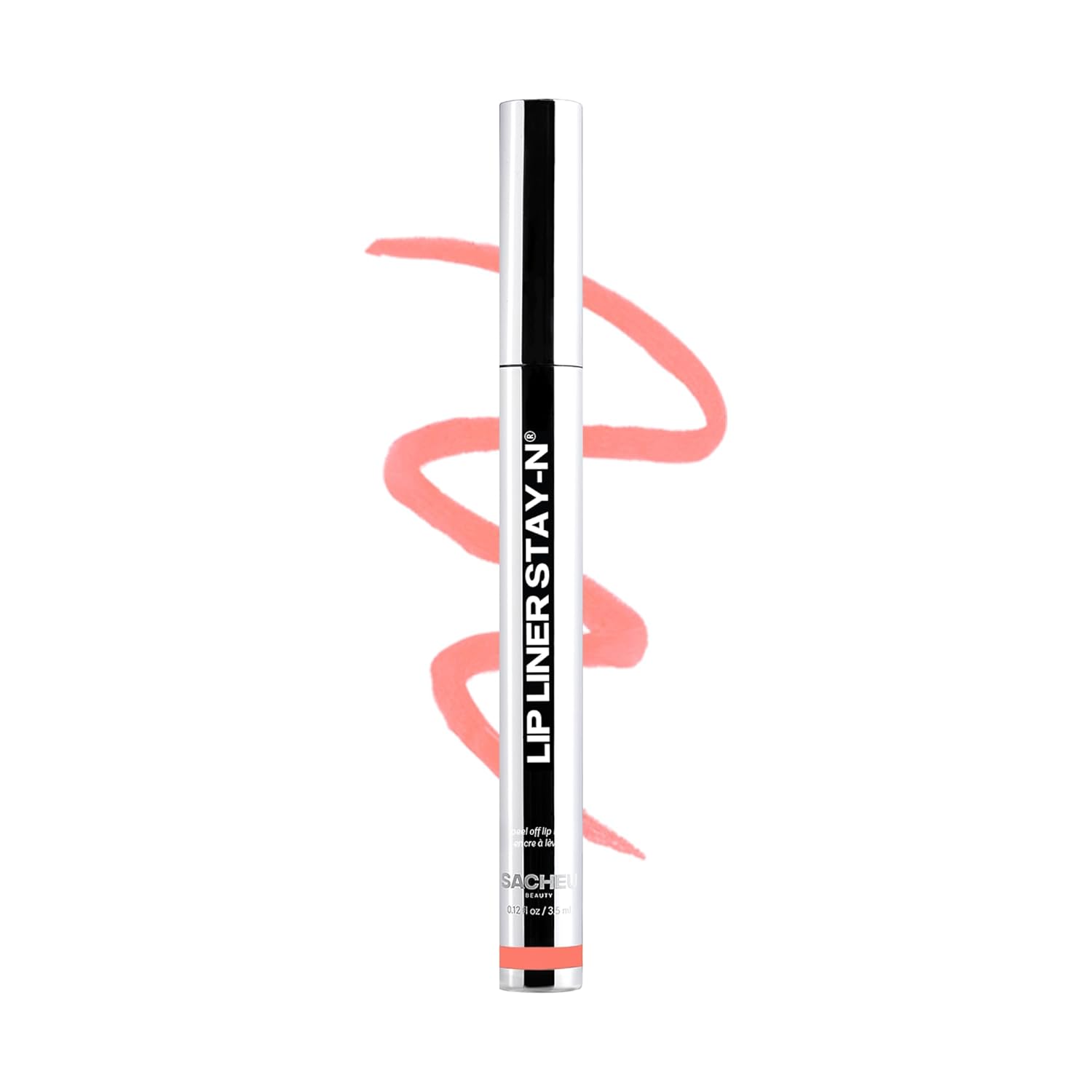 Sacheu Lip Liner STAY-N Peel Off Lip Stain — Long Lasting Waterproof Lip Tint with Hyaluronic Acid & Vitamin E — Transfer Proof Matte Finish, Vegan & Cruelty-Free (COREal)