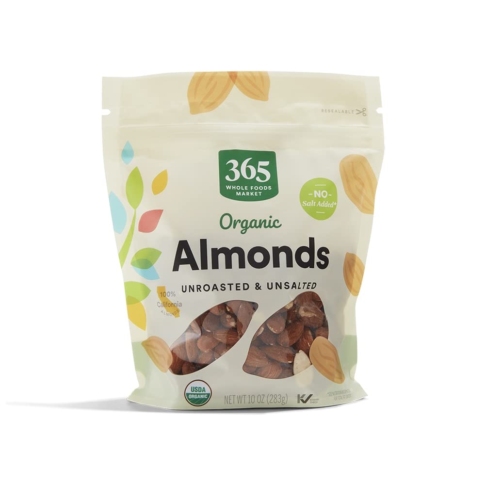 365 by Whole Foods Market, Organic Raw Almonds, 10 OZ