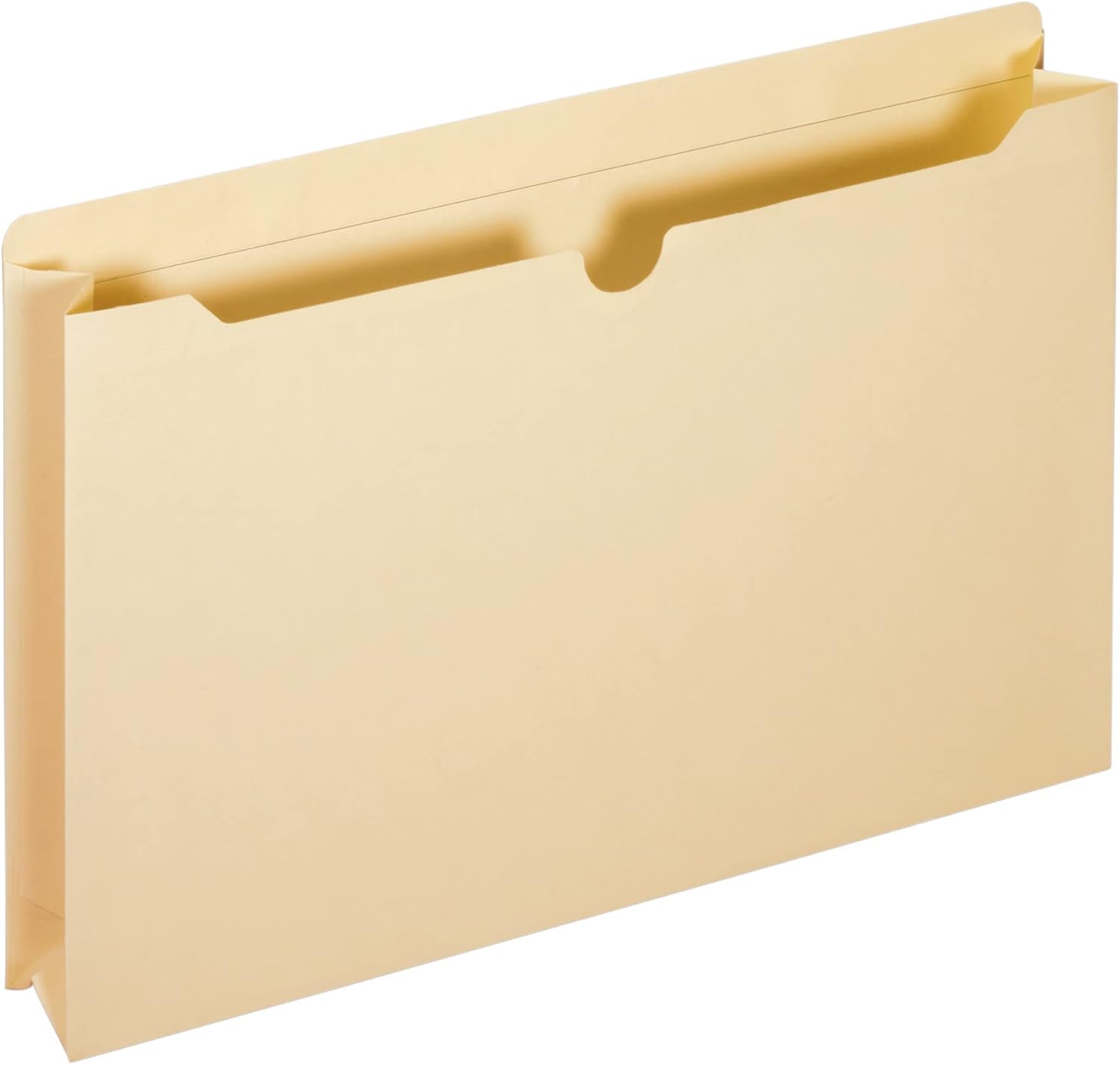 Pendaflex File Jackets, Legal Size, Manila, 2" Expansion, Reinforced Straight-Cut Tabs with Thumb Cut, 50 Per Box (23200EE), Beige