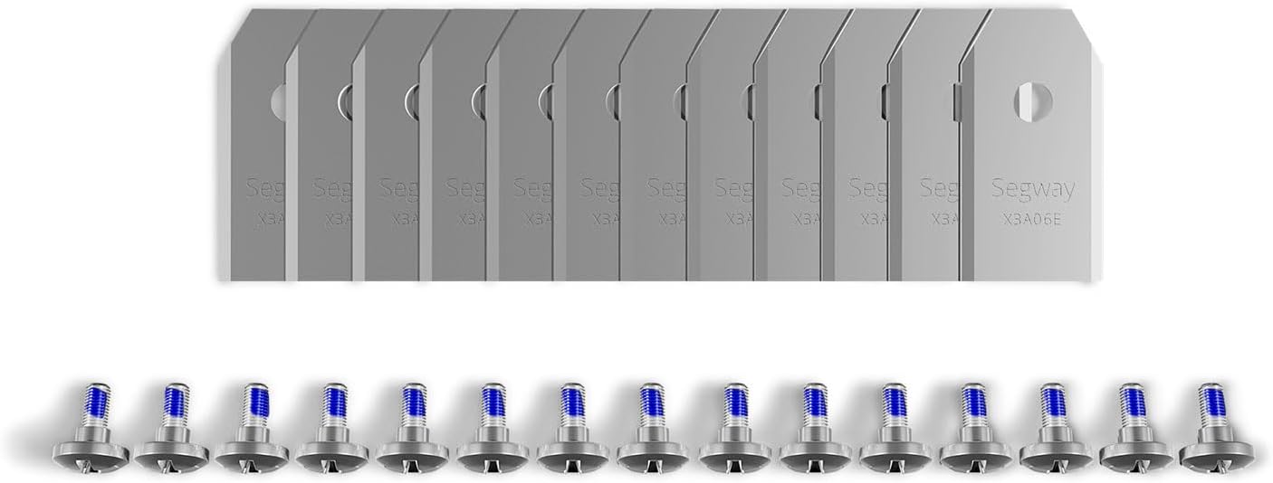 Segway Navimow Replacement Blades Plus (12 Pieces) Accessory for Navimow i105E, i108E, H500E-VF, H800E-VF, H1500E-VF, H3000E-VF, X315E, X330E, X350E, X390E