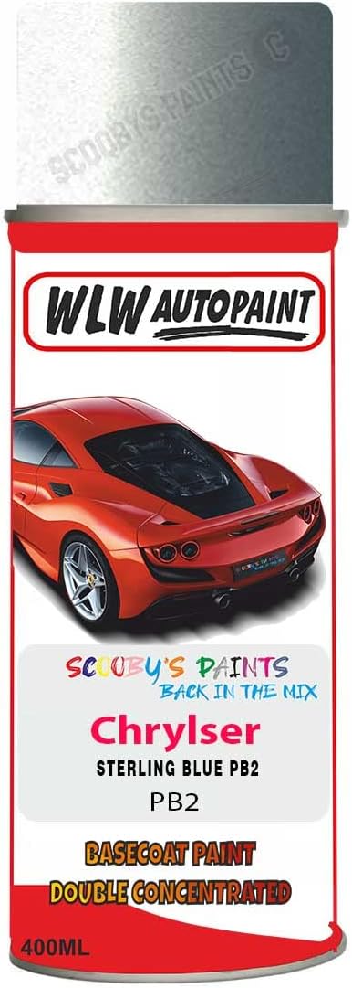 Basecoat Aerosol Spray Paint For Chrysler Sebring Sterling Blue 2001-2005 Code Pb2