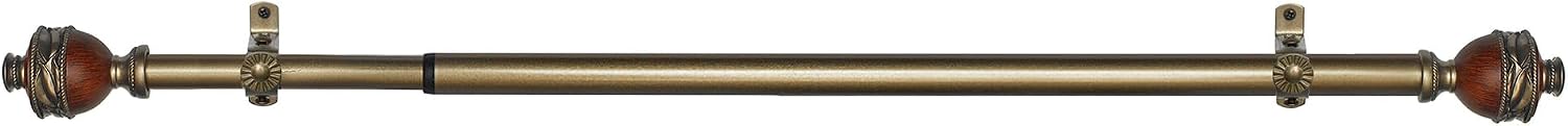 Camino Ava Rod and Finial, 28 to 48-Inch, 28-48 in, Finials