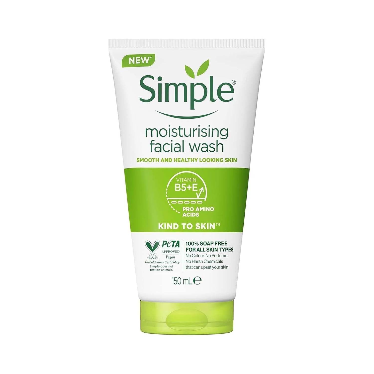 Simple Kind to Skin Moisturising Face Wash, 150 ml