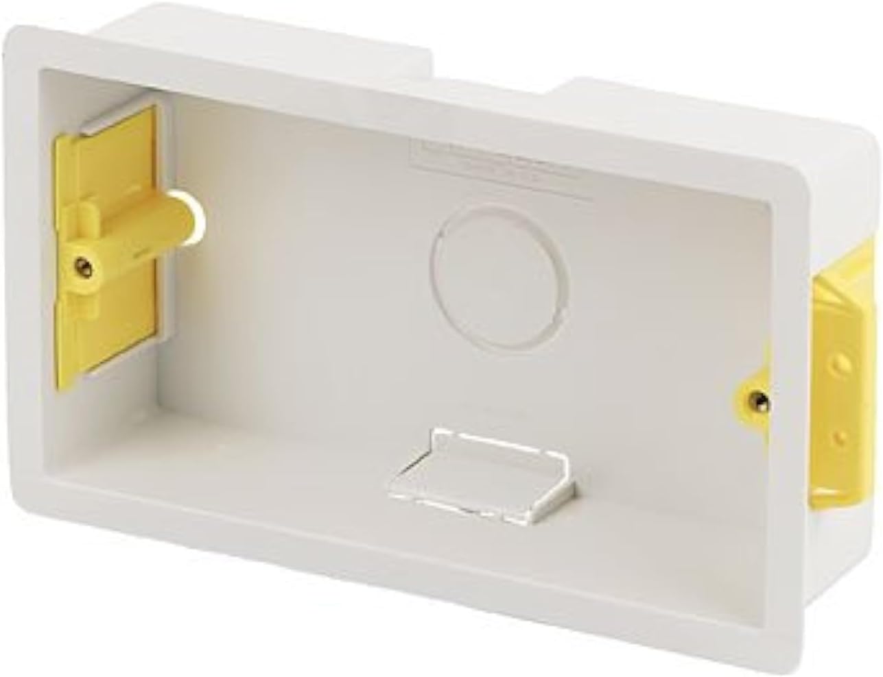 Appleby Plastic Double Dry Lining Plasterboard Wall Box 35mm (Color May Vary)