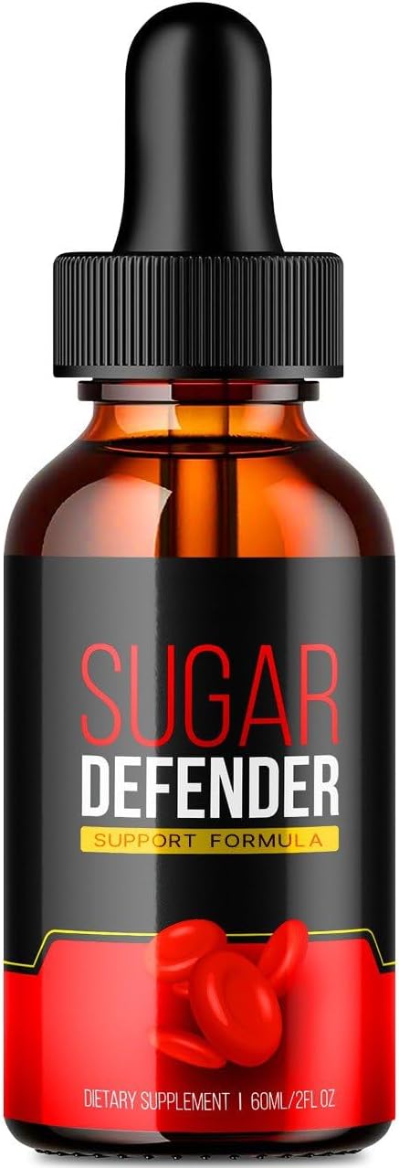 Sugar Defender Drops - Official Formula - Sugar Defender 24, Sugar Defender Liquid, Maximum Strength Sugar Defender Supplement with Hawthorn Berry Organic, Sugar Defender Reviews (1 Pack)