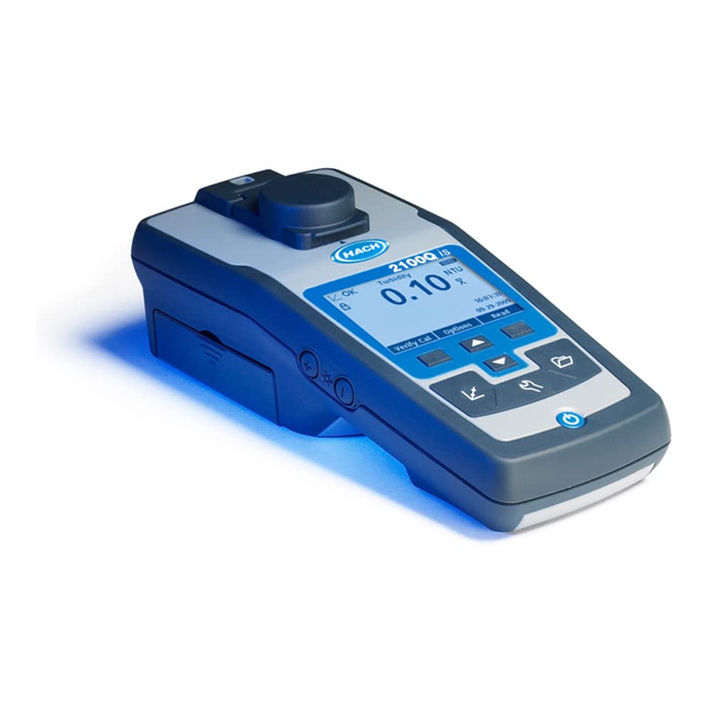 Hach 2100Q is Portable Turbidimeter (LED) 0-1000 FNU, Turbidity Meter, Water Quality Testing, High Precision Turbidity Measurement, Portable Water Turbidity Analyzer, 2100QIS01