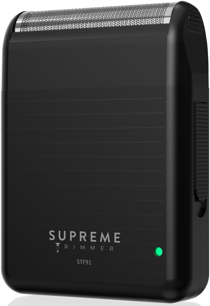 Supreme Trimmer Solo Lite Electric Foil Shaver for Men | 90 Min Runtime, Type C USB Charging, Electric Razor for Travel or Home use- Easy to Carry | STF91