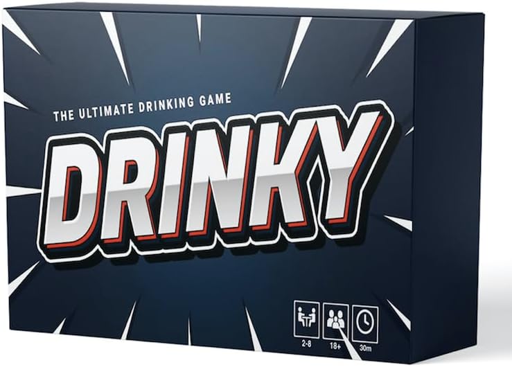 DRINKY - Drinking Game for Adults | Ultimate Drinking Games for Adults Party | Exciting Drinking Card Games | Perfect Drinking Game for Hen & Stag Nights | Interactive Challenges