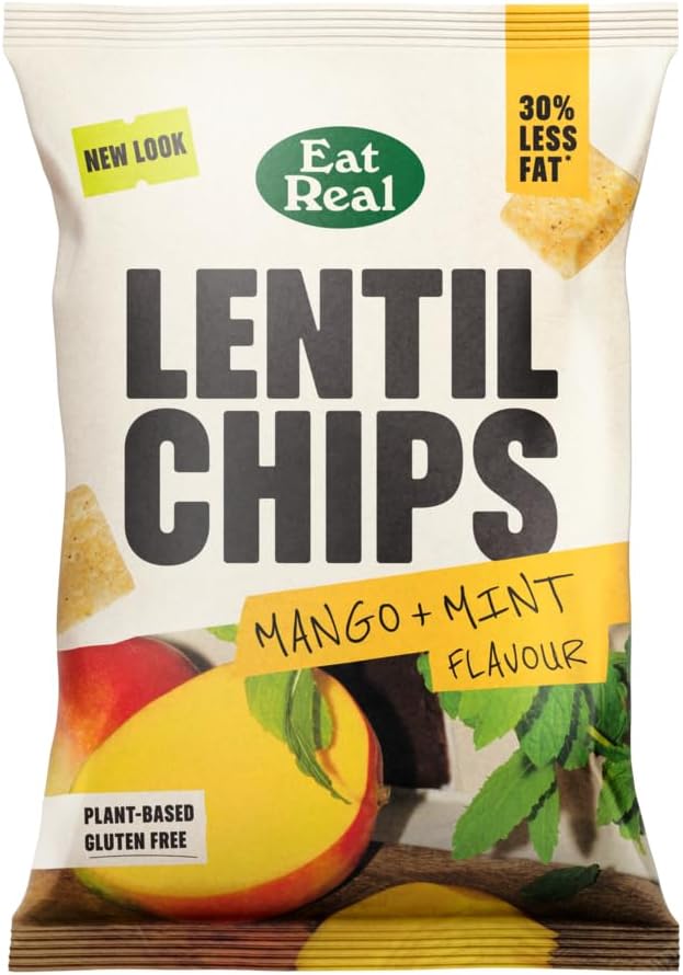 Eat Real Mango & Mint Lentil Chips 1 x 95g