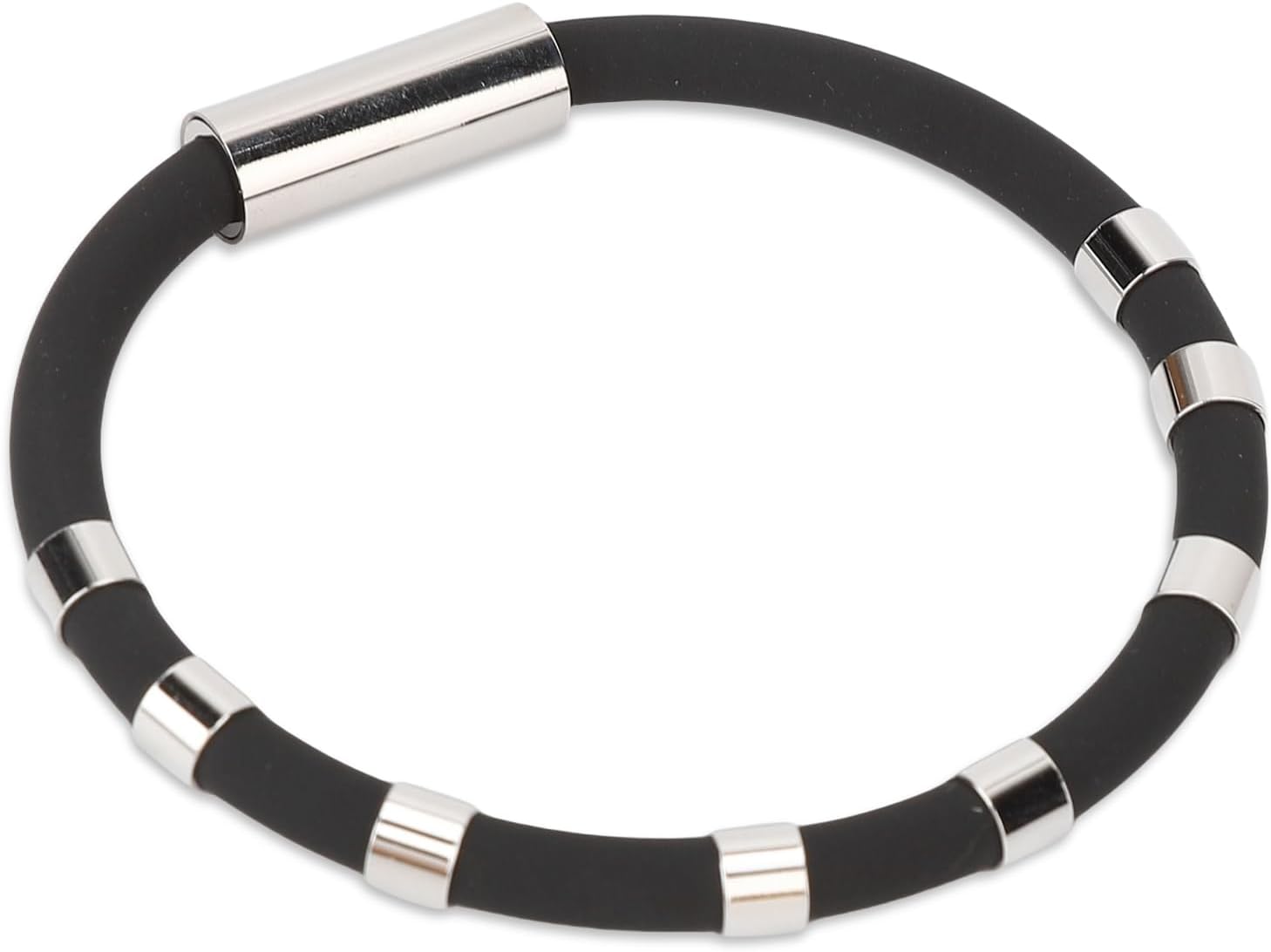 Dioche Anti Static Bracelet Eliminate Body Static Silicone Wristband Winter Antistatic Bracelet for Laboratory Personnel, Factory Workers(Black)