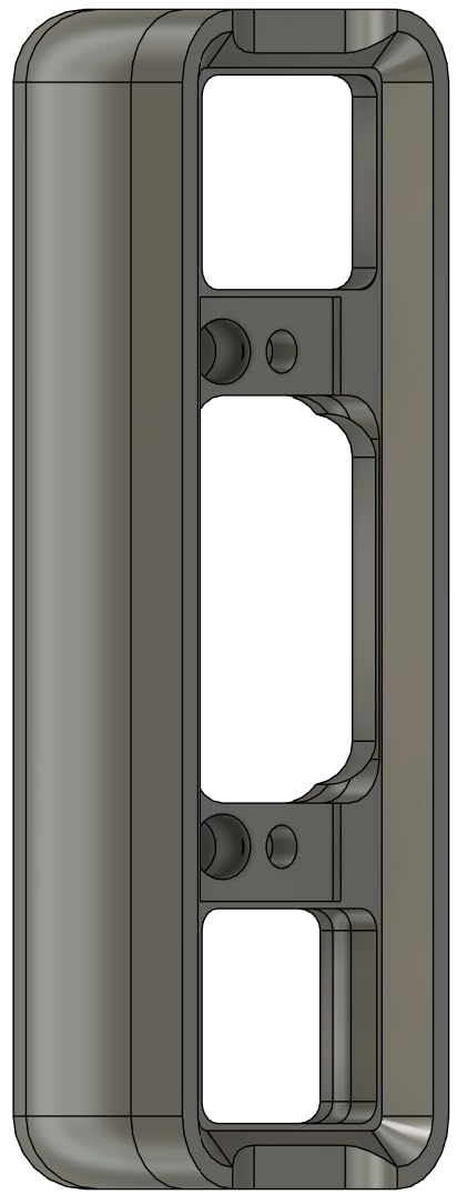 Angled Doorbell Wedge Mount Bracket compatible with Ubiquiti Unifi Protect G4 Doorbell Camera (PRO MODEL) (Black, 35-Degree v3)