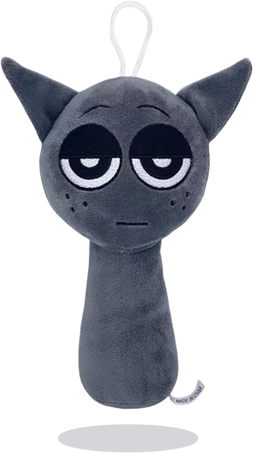 KoMico Horror Game Plushies - Realistic Stuffed Animal Figure Pillows, Soft and Cute Plush Toy for Game Fans and Collectors (Dark Gray)