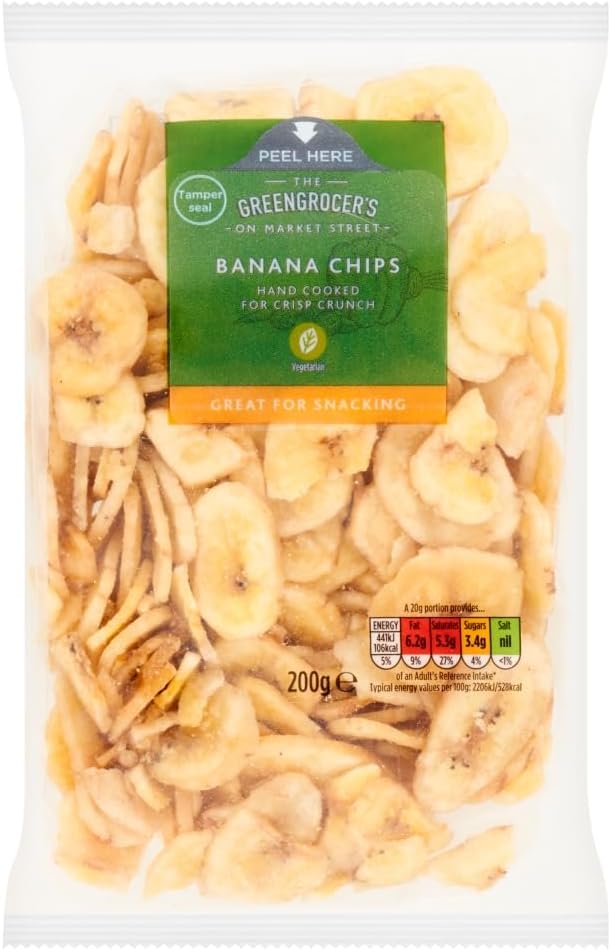 Morrisons Dried Banana Chips, 200g