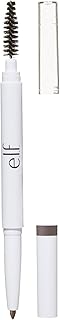 e.l.f. Instant Lift Brow Pencil, Dual-Sided, Precise, Fine Tip, Shapes, Defines, Fills Brows, Contours, Combs, Tames, Neutral Brown, 0.006 Oz