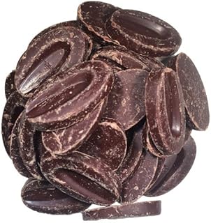 Valrhona Equatoriale 4661 55% Dark Semi Sweet Chocolate Callets from OliveNation for Baking & Enrobing - 2 lbs