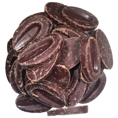 Valrhona Equatoriale 4661 55% Dark Semi Sweet Chocolate Callets from OliveNation for Baking & Enrobing - 2 lbs