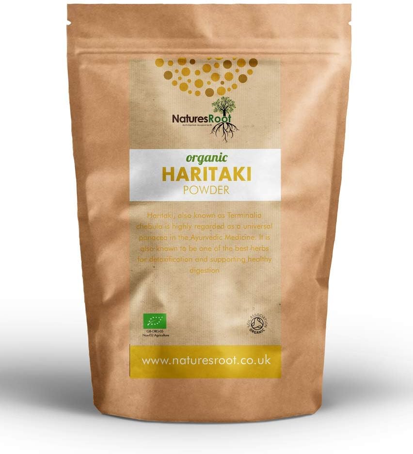 Nature’s Root Harad Powder 125g - Haritaki Powder | Ayurveda Herb | 100% Natural | Superfood Supplement | Terminalia Chebula