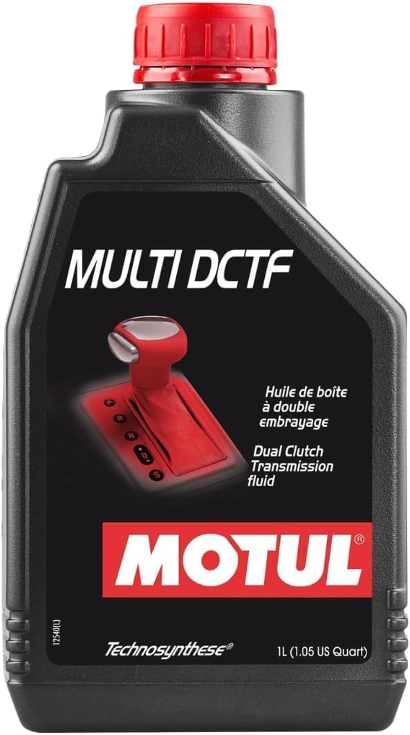 Motul Multi DCTF Dual Clutch Transmission Fluid – Technosynthese Synthetic DCT Fluid for DSG & DCT Gearboxes, Smooth Shifting & Wear Protection, 1 Liter (2 Pack)