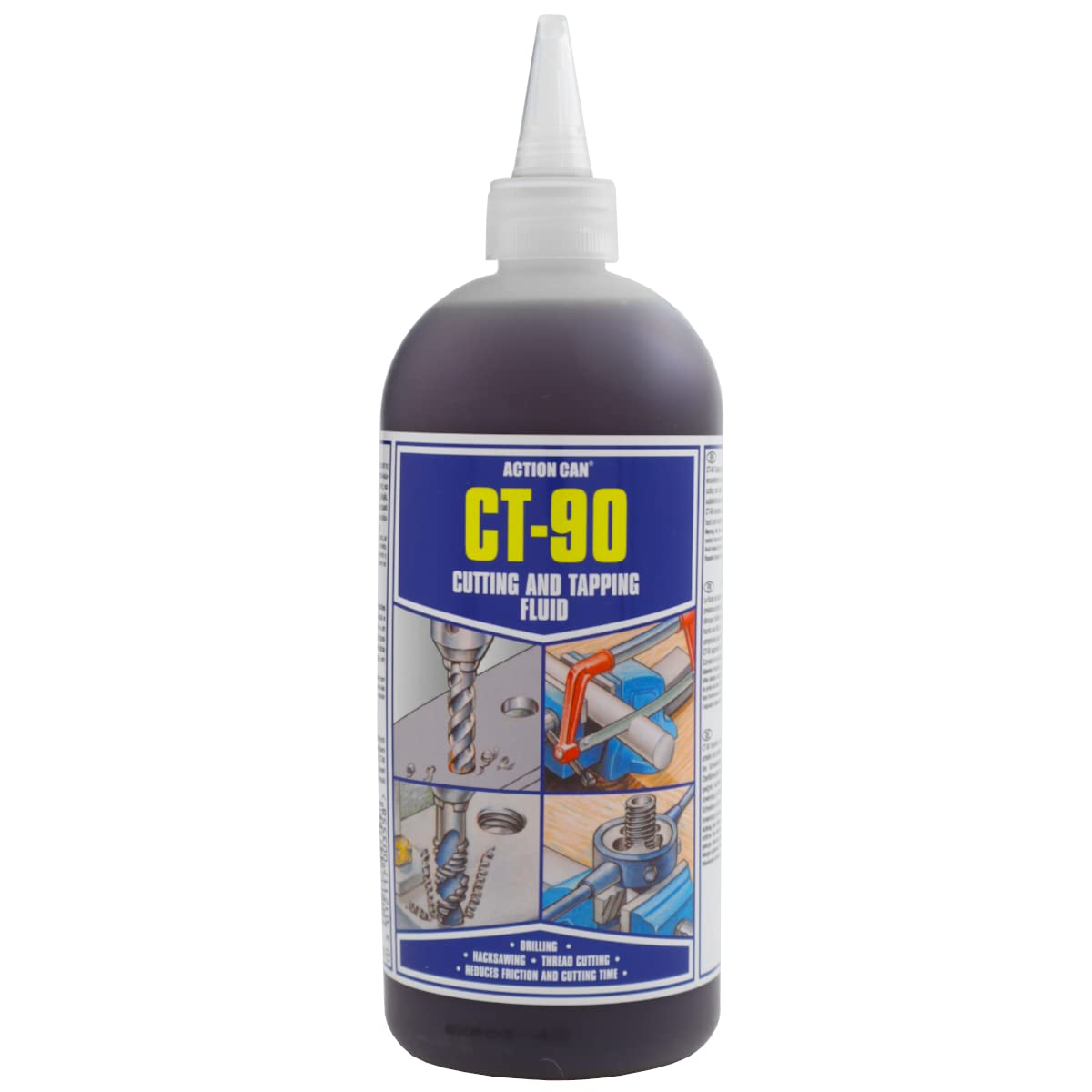 Action Can 1483 Model CT-90 Cutting and Tapping Fluid, Poly Bottle with Spout, 500 mL