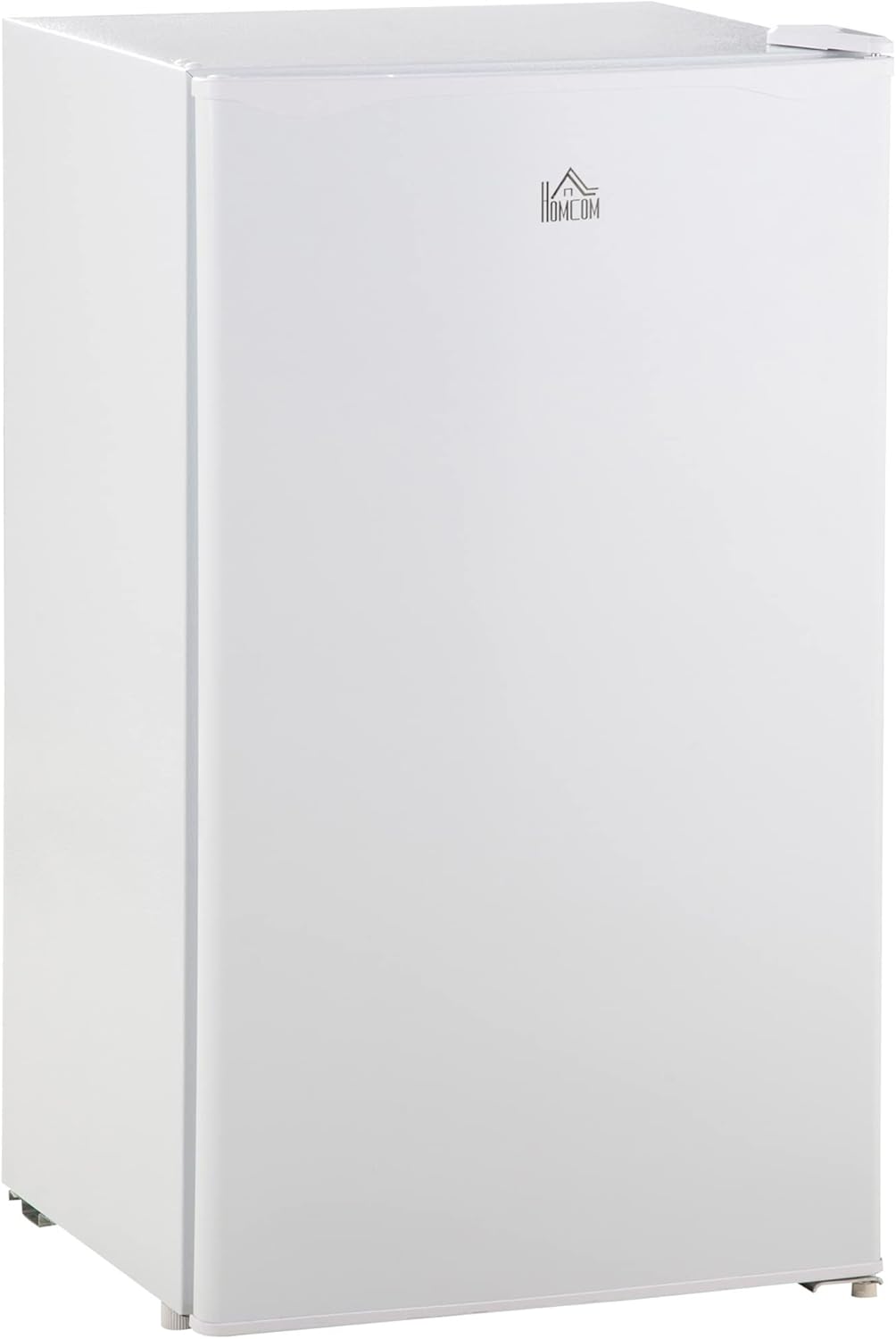 HOMCOM 91 Litre Freestanding Under Counter Fridge Freezer, Small Fridge with Chiller Box, Adjustable Thermostat, 47.5cm Wide, White