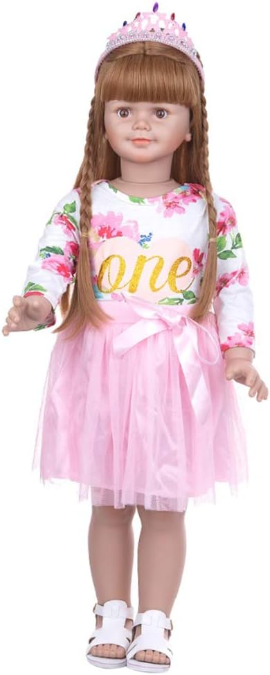 YIHANGG 83CM Collection Toy Reborn Babies Dolls Full Silicone Body Standing Reborn Toddler Doll For New Year Gift Birthday Present