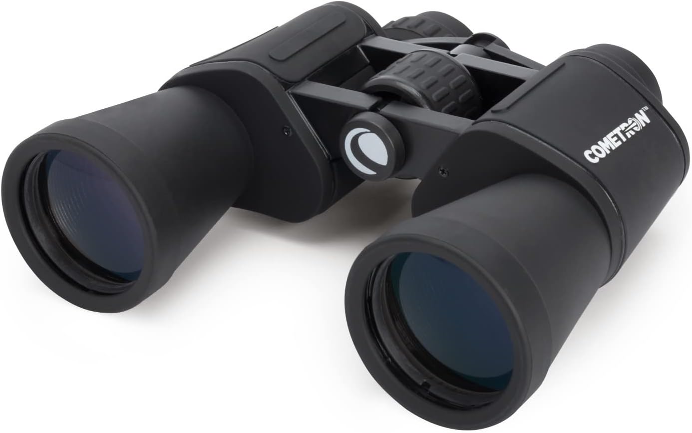 Celestron 71198 Cometron 7x50 Porro Prism Binoculars, Black
