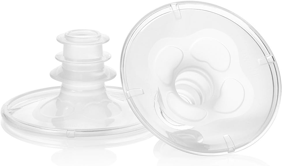 Evenflo Feeding 2 Piece AdvancedFit Flange System with Access to Instructional Video, X-Small, 21.0mm (Pack of 2)