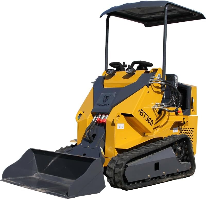 Ride-on Multifunctional Mini Skid Steer Loader Tracked Crawler, Celling Track Riding EPA Engine