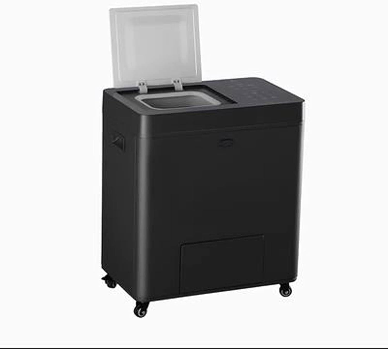 Kitchen Compost Caddy, Electric Composter with Single Button Design, Auto Food Cycler Kitchen Waste Disposer Countertop Compost Bin