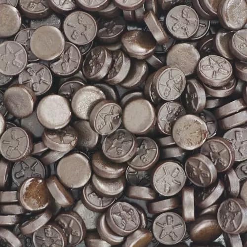 Meenk Triple Salt Liquorice Circles Basal Drop Extra Zout Sweets Gift Pouch 200g