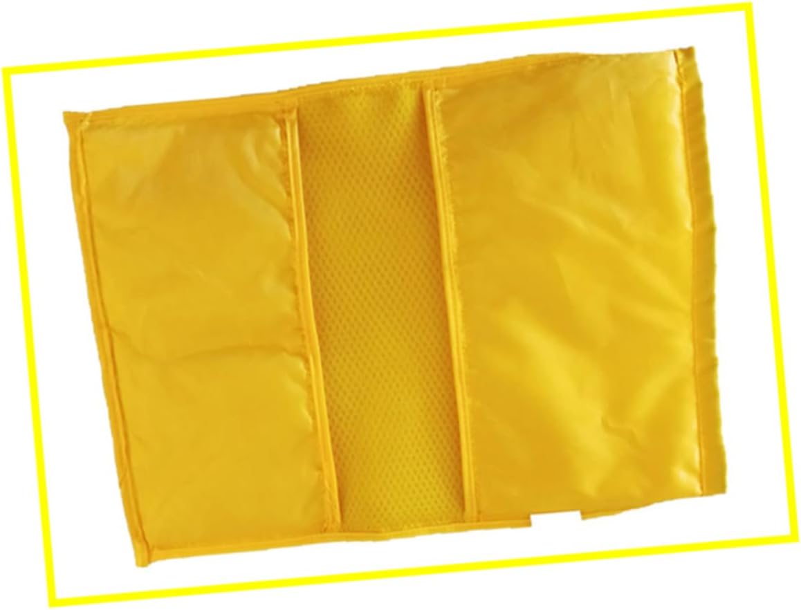 VALICLUD 2pcs Yellow Drawstring Storage Bags for Fruit Reusable Foldable Fresh-care Grocery Bags Insulation for Vegetables Produce Travel-friendly Design