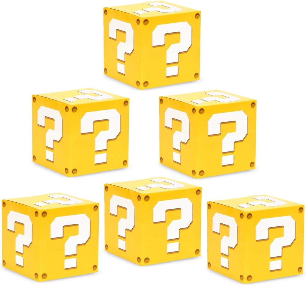 Video Game Treat Box 24 PCS Party Favor Boxes Party Supplies for Video Game Theme Party Decorations