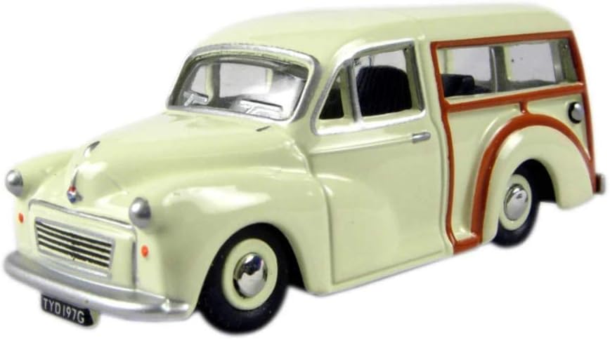 Oxford Morris Minor Traveller in Old English White 1:76 scale diecast model