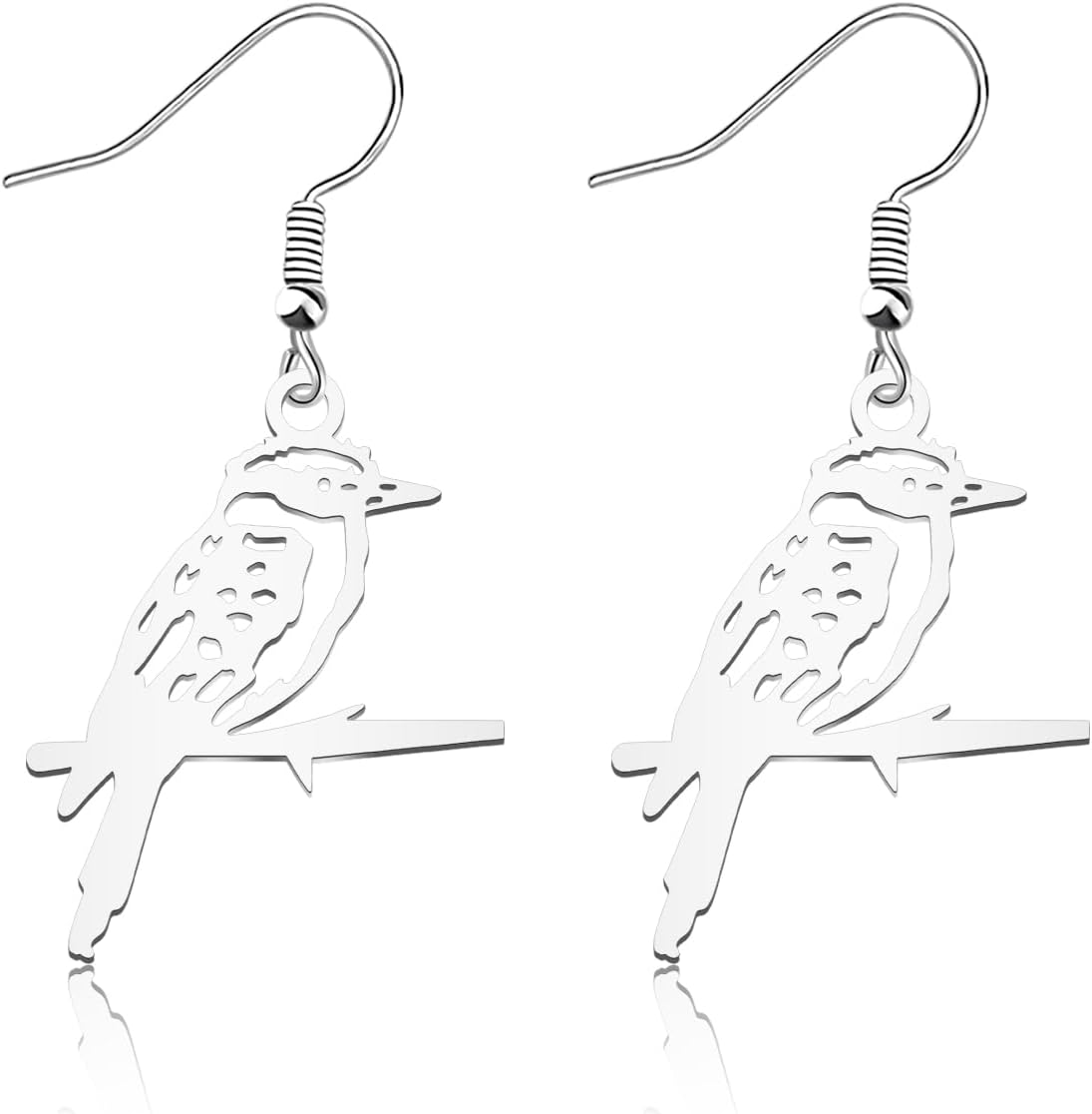 OKEYCH Kookaburra Lover Gift Kookaburra Bird Design Earrings Kookaburra Owner Jewelry Bird Watcher Watching Gift