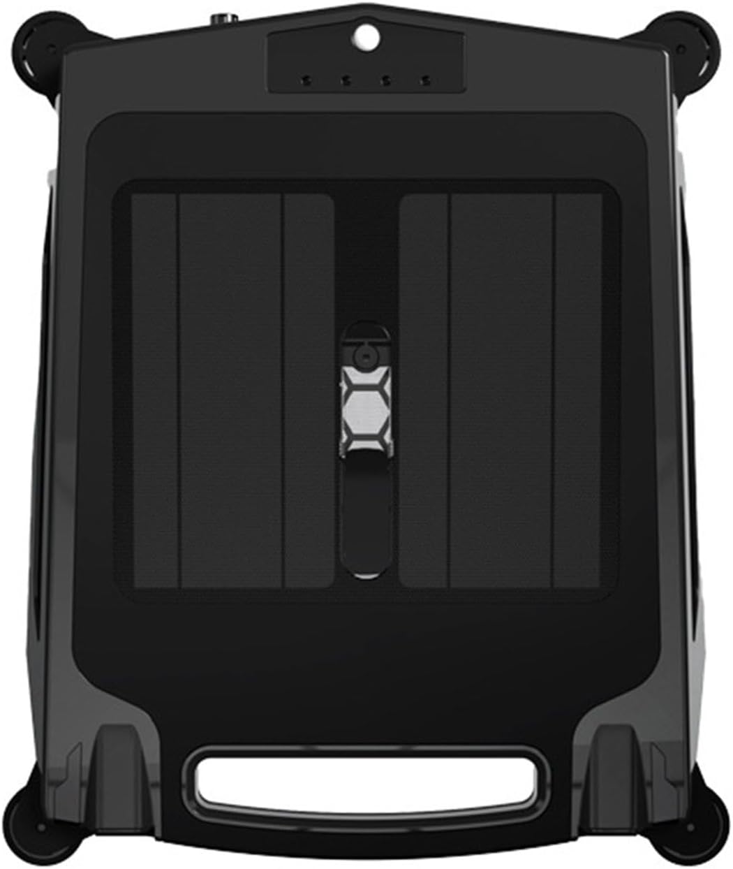 XUXIAO Robotic Solar Pool Skimmer Cleaner, Pool Cleaner Dual Mode, Smart Obstacle Avoidance, IPX7 Waterproof Pool Sur-face Cleaner Robot, for All Swimming Pool