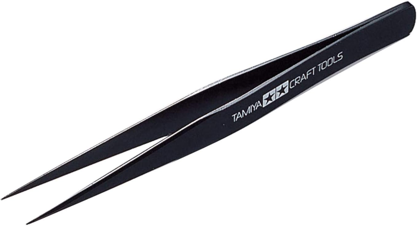 TAMIYA Straight Tweezers TAM74004 Pliers Tweezers & Similar Tools