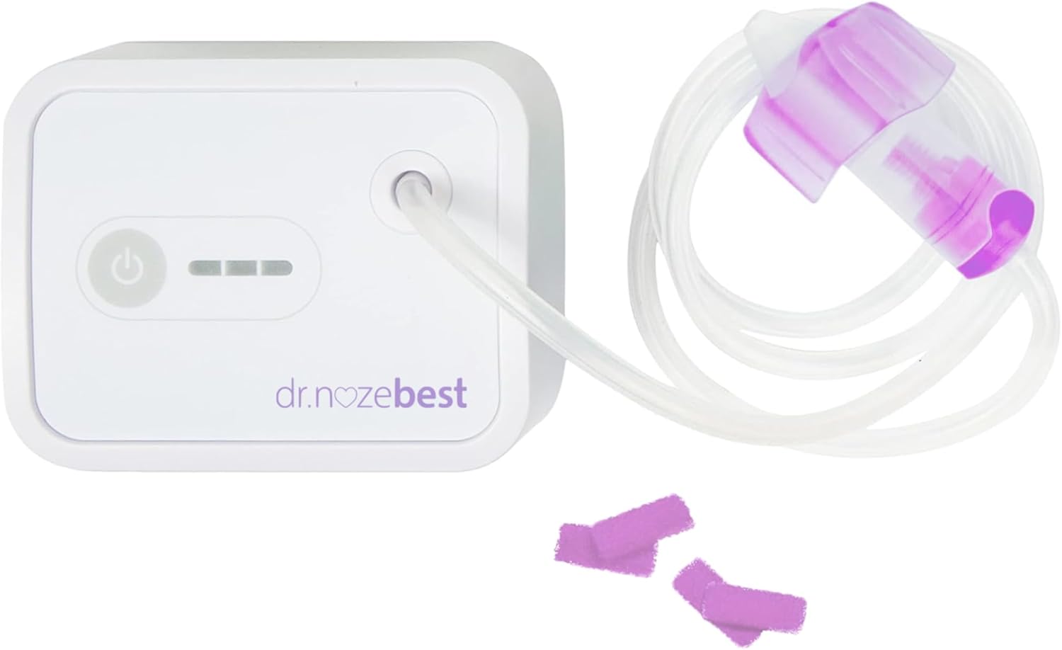 Dr. Noze Best - NozeBot | Electric Baby Nasal Aspirator | Hospital Grade Suction | Nose Sucker and Nasal Vacuum | Safe for Infants and Toddlers (Mild to Severe Congestion - The Original NozeBot)