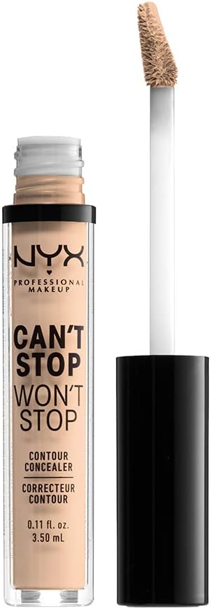 NYX Professional Makeup Can't Stop - Won't Stop Full Coverage Concealer Vanilla, 0.025 kg